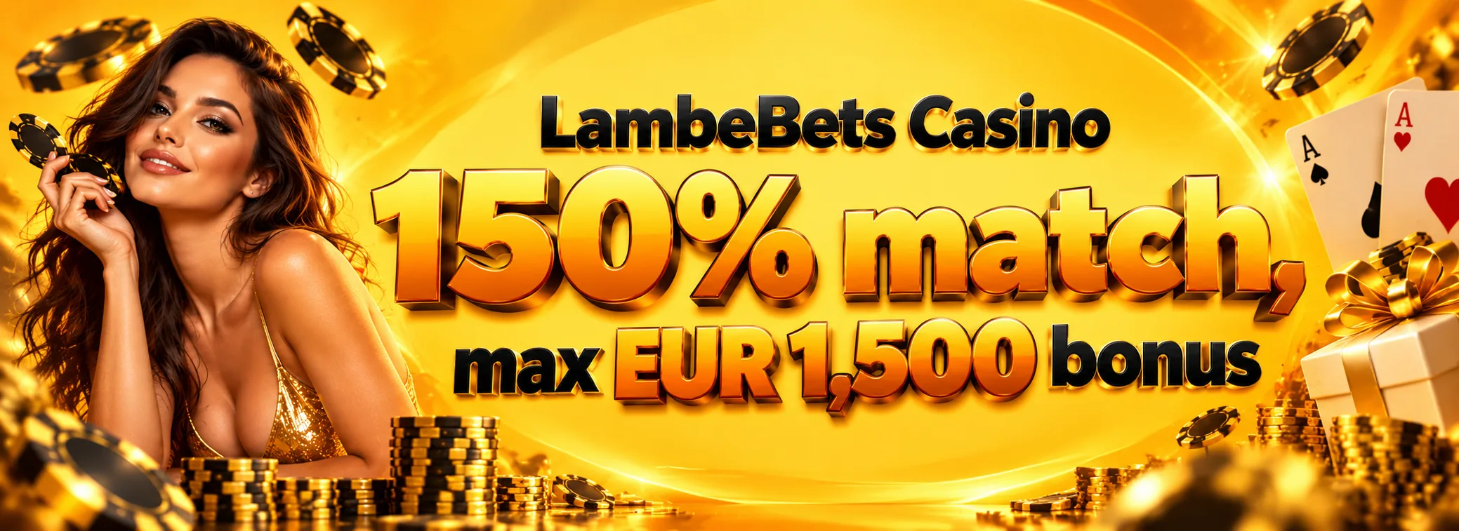 150% up to EUR 1,500 + 250 FS